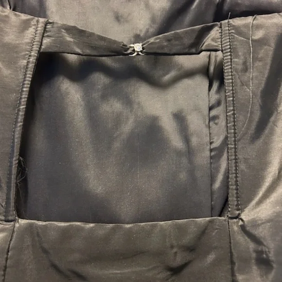 Jessica McLintock - Long Black Strapless Gown, Size 3 - NWT - Picture 4 of 7